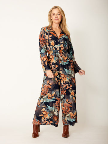 Floral Patch Jumpsuit - Earth - 32115 - All