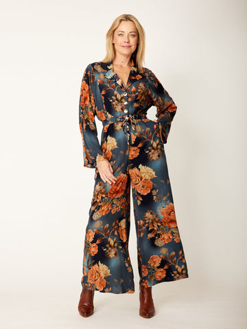 Floral Patch Jumpsuit - Floral - 32115 - All