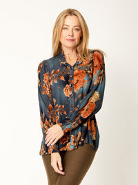 Floral Patch Shirt - Floral - 32117