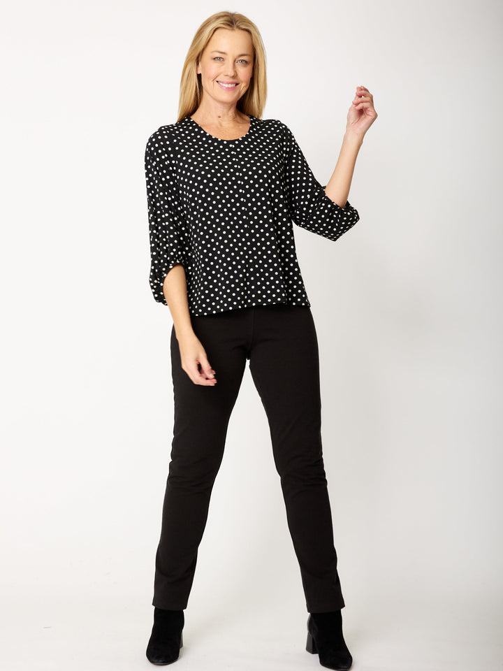 Jersey Silvy Top - Spot -32128