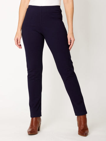 Textured Pencil Pant - Denim - 32132 - Cordelia St