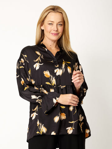 Vida La Femme Shirt- Black -31837 - 