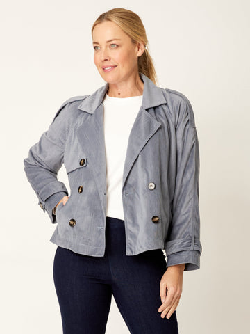 Cord Crop Trench - Blue - 32148 - 
