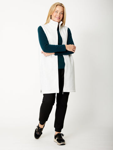 Full of Fleece Vest - White - 32161 - Coats & Jackets