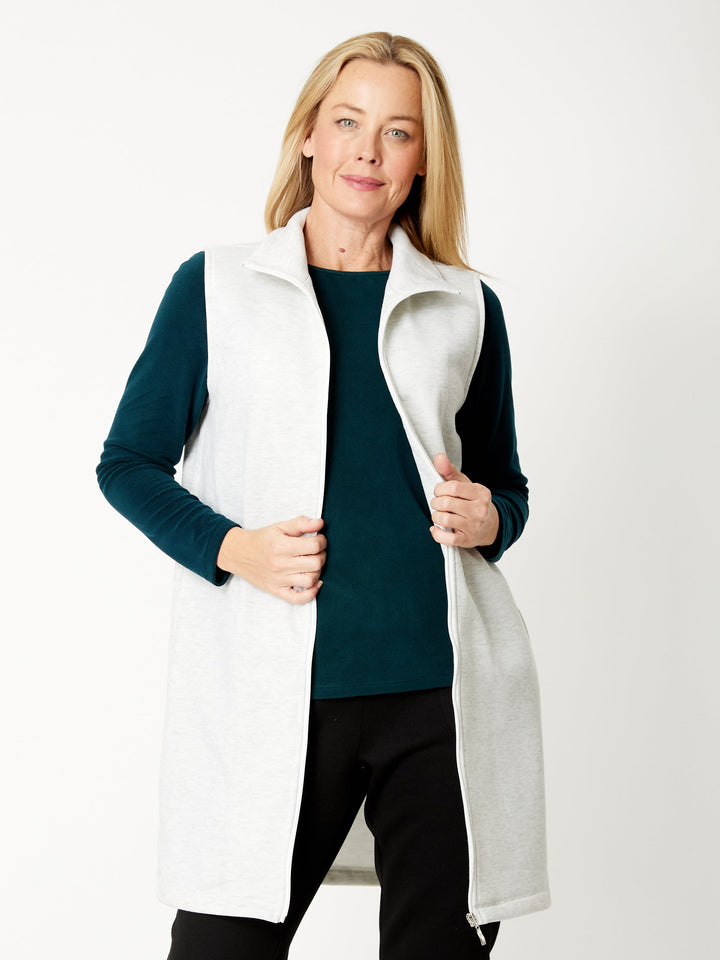 Full of Fleece Vest - White - 32161