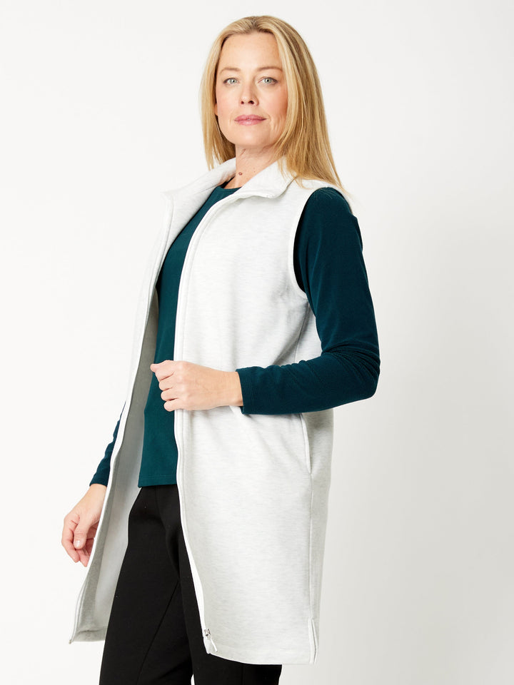Full of Fleece Vest - White - 32161