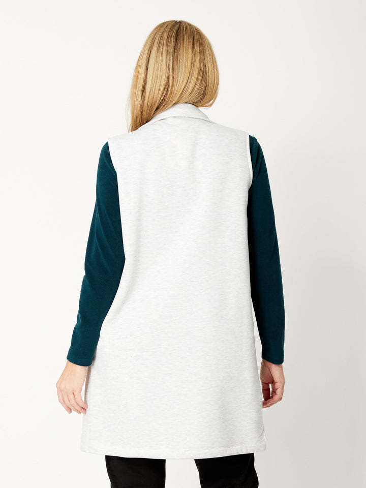 Full of Fleece Vest - White - 32161