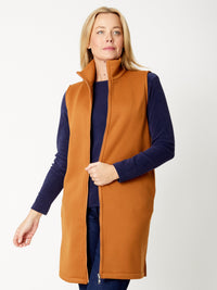 Full of Fleece Vest - Toffee- 32161