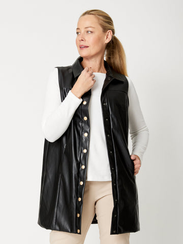 Vegan Vest - Black- 32171 - 