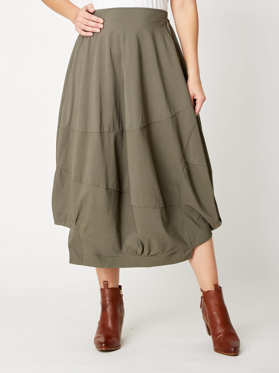Bubble Skirt- Khaki- 32174