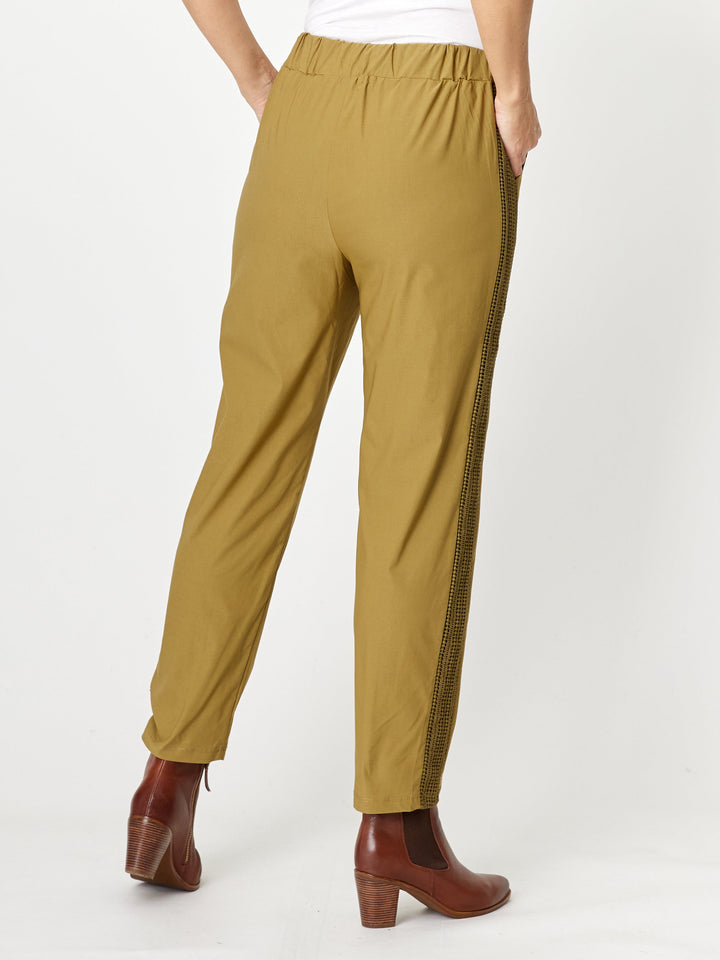 Stretch Jeanie Pant - Olive - 32177