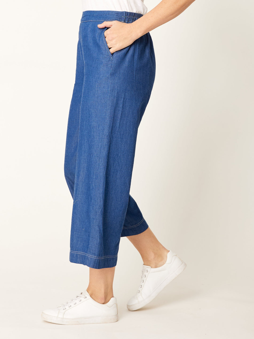Crop Pant- Denim- 32190