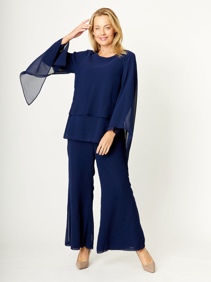 Overlay Pant - Navy- 32209