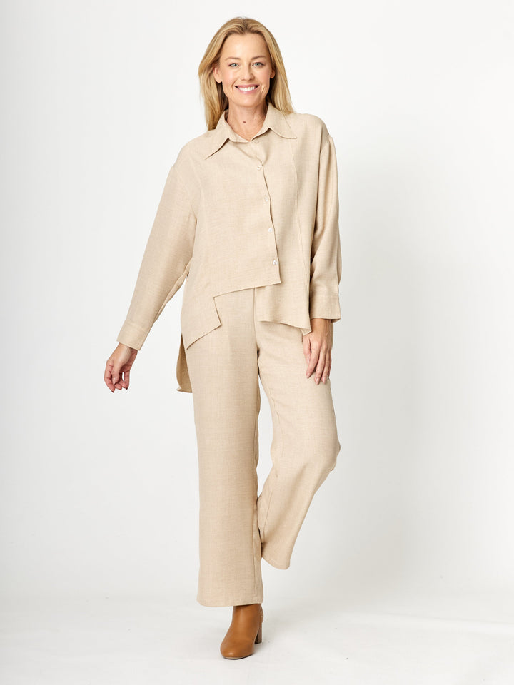 Gallery Shirt- Flax- 32210