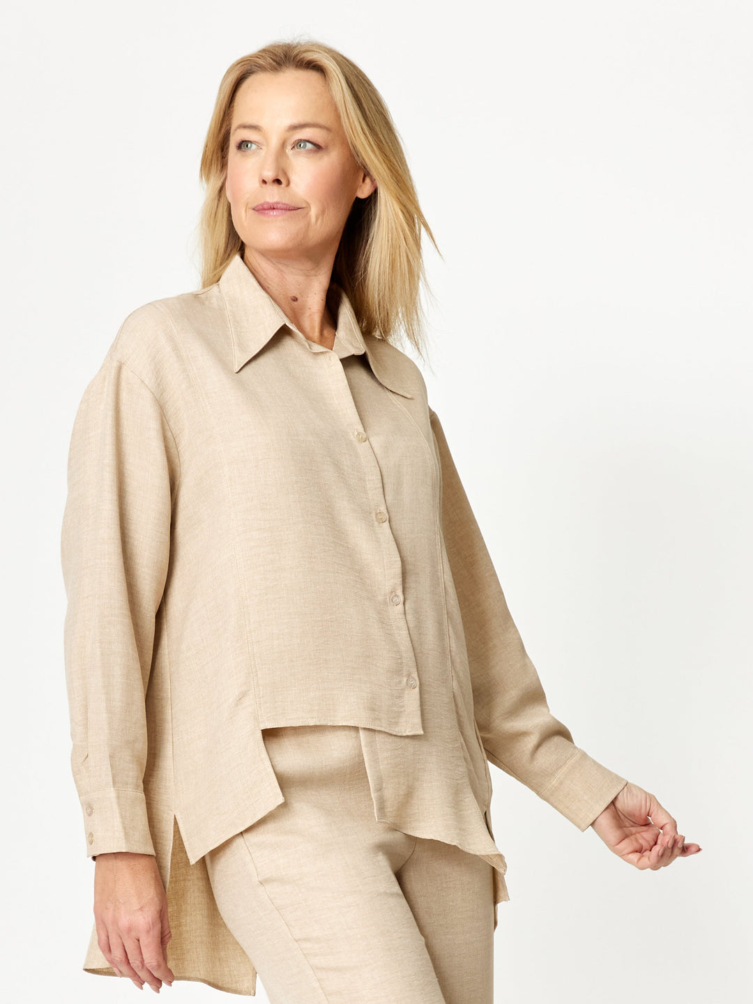 Gallery Shirt- Flax- 32210