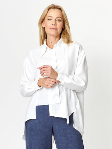 Gallery Shirt- White- 32210 - Shirt/Blouse