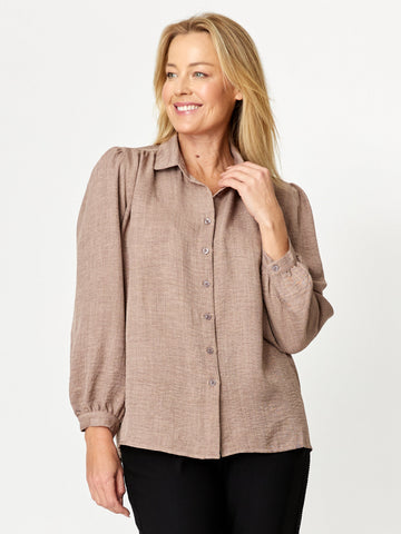 Core Season Shirt -Wood - 32211 - Shirt/Blouse