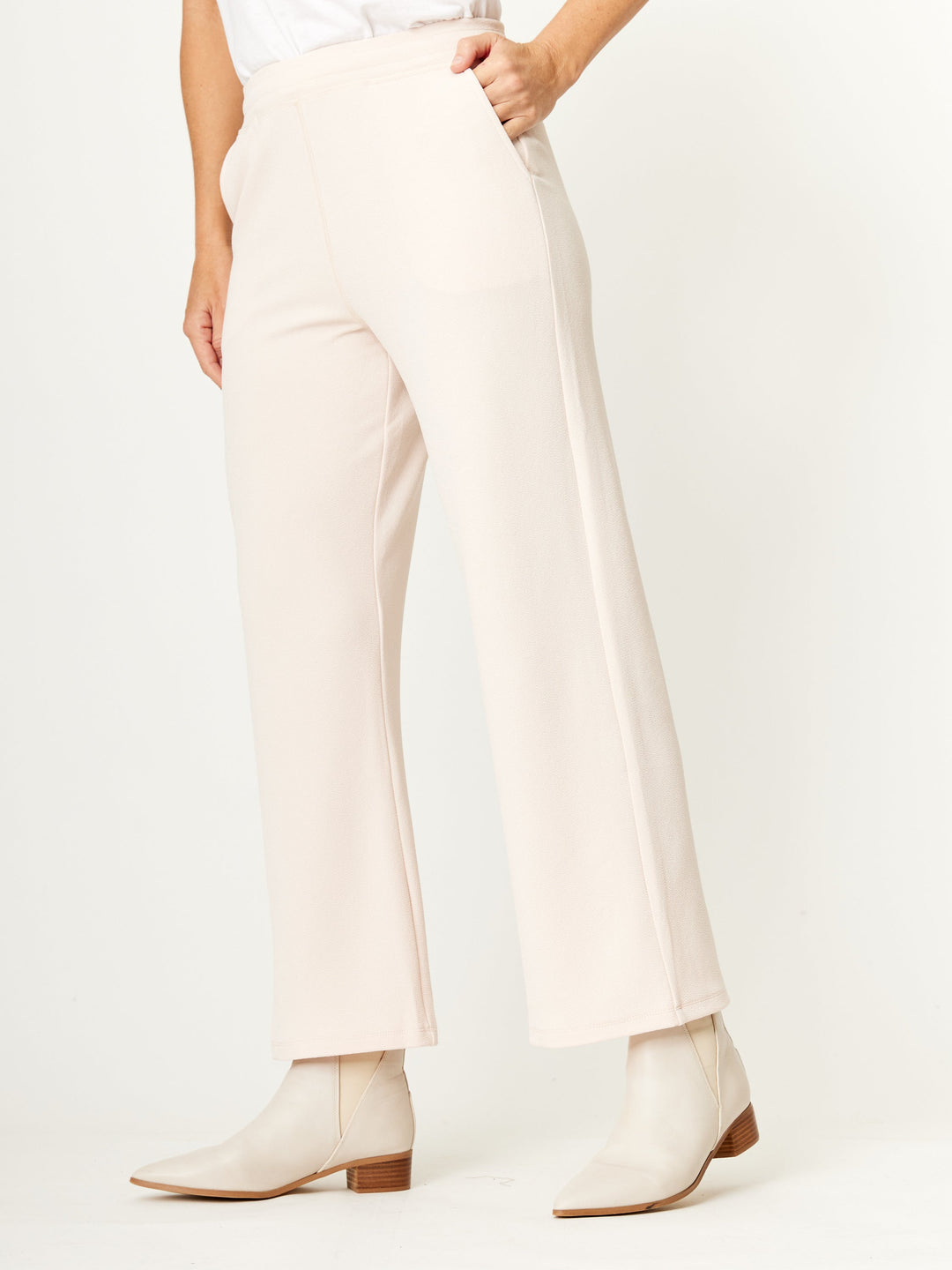 Textured Pant - Peal- 32216