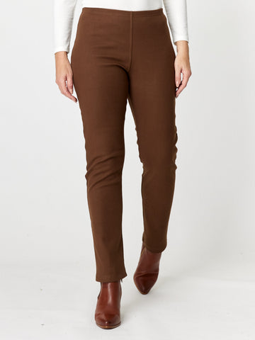 Fleece Drill Pencil Pant - Choc - 32227 - All
