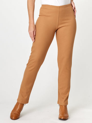 Fleece Drill Pencil Pant - Toffee - 32227 - All
