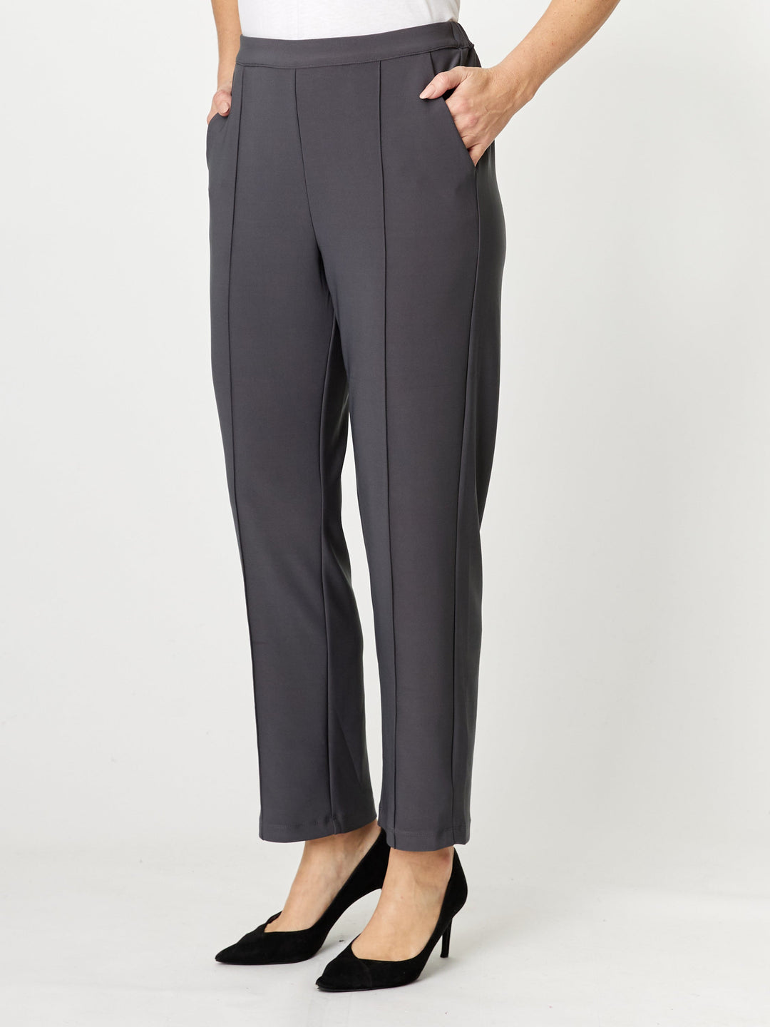 Core Ponti Pant -Steel - 32235
