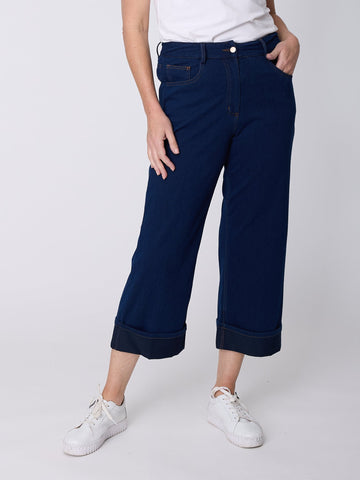 Boyfriend Cuff Jean - Dark Denim - 32237 - All