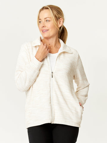 Bubble Pop Zip Jacket - Beige -32241 - All
