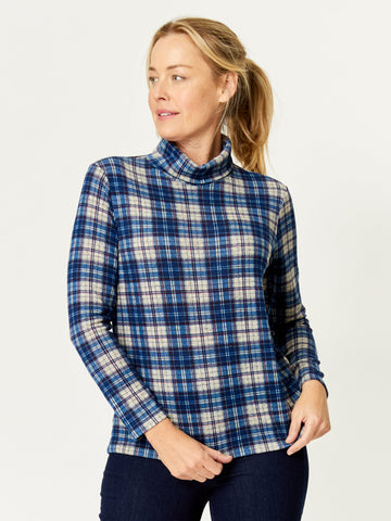Check Skivvy - Navy- 32243 - 