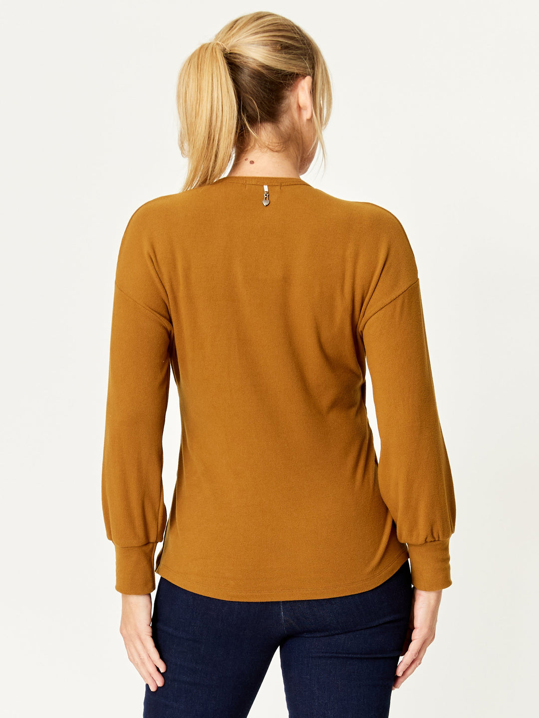 Wrap Core Knit Top - Toffee - 32245
