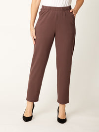 Pocket Ponti Pant- Espresso - 32253