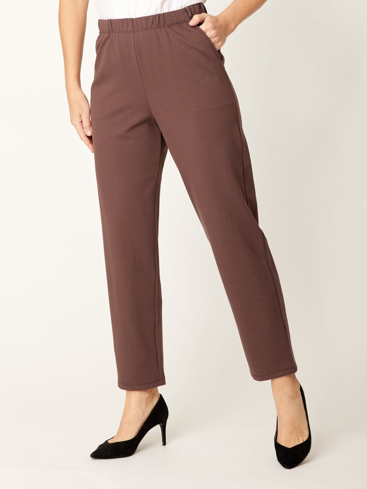 Pocket Ponti Pant- Espresso - 32253