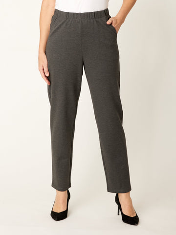 Pocket Ponti Pant- Steel - 32253 - 