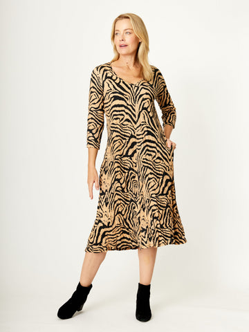 Stella Chamois Jersey Dress - Animal - 32261 - 