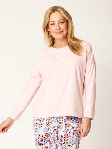 Lux Fleece Core Plain Top - Pink - 32269 - 