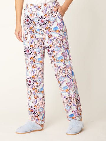 Lux Print Pant - Lavender - 32323 - 