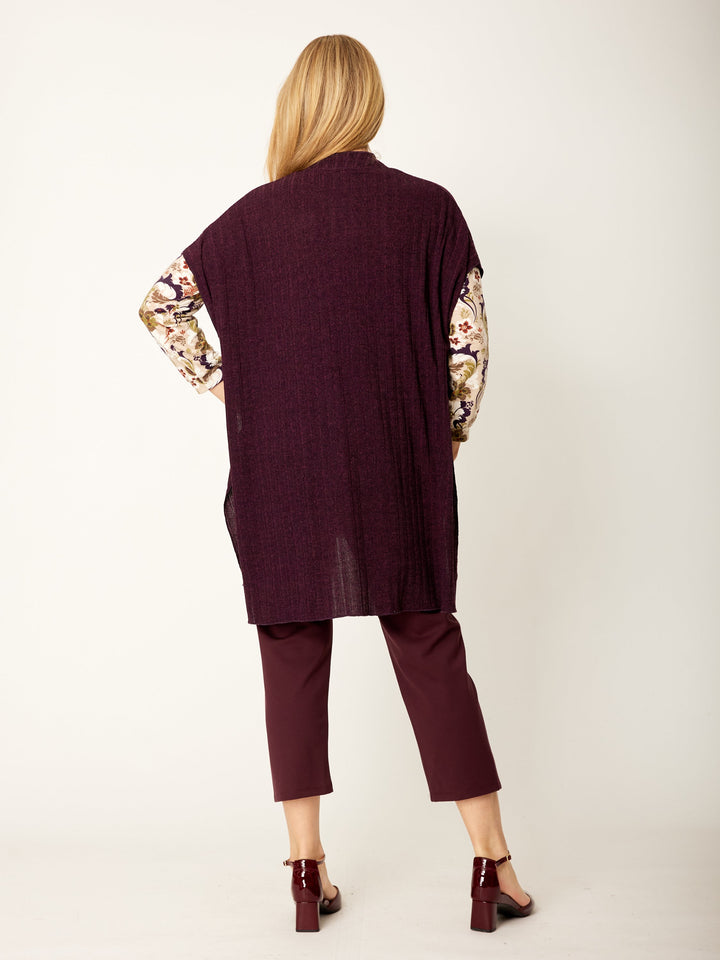 Core Knit Poncho - Shiraz - 32283