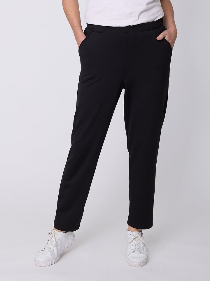 Silvana Fleece Classic Pant - Black- 32326