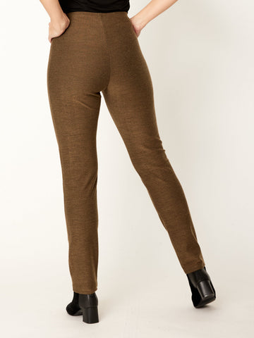 Textured Pencil Pant - Latte - 32327 - Cordelia St