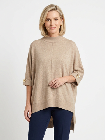 Knit Tunic - Camel - 32337 - All