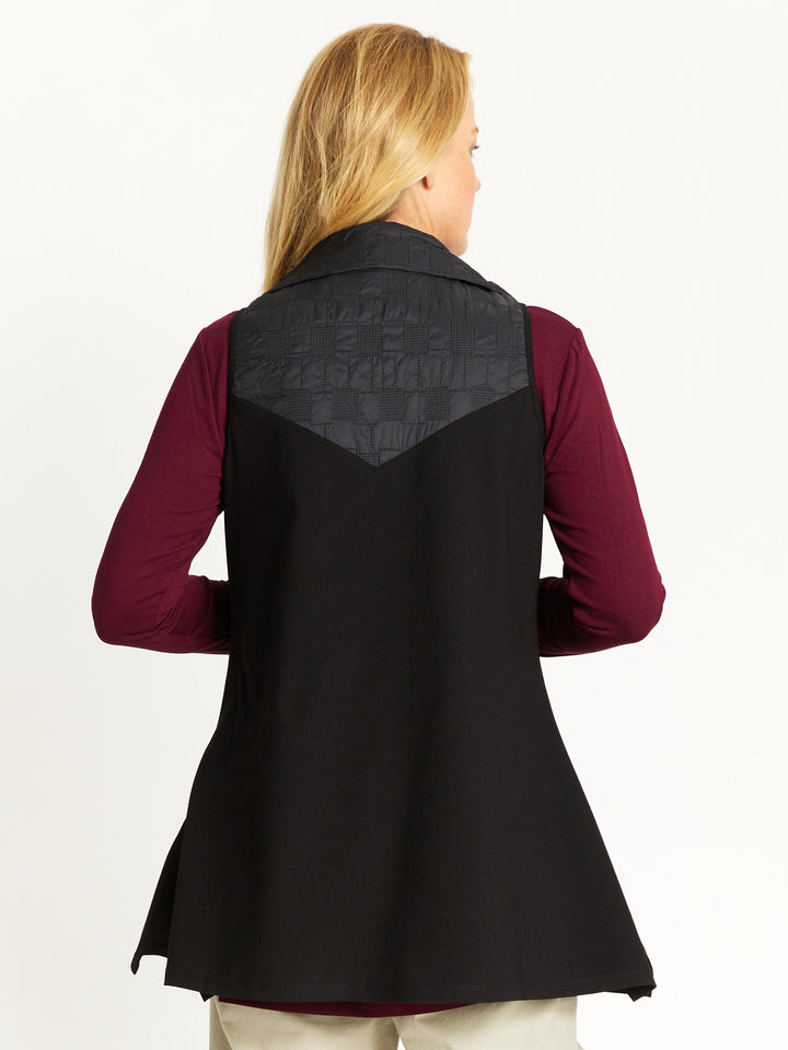 Ponte Longline Vest- Black -32351