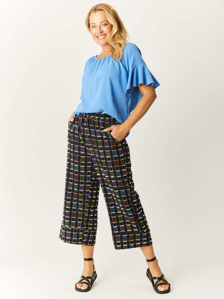 Core On Off Shoulder Top - Blue - 32582