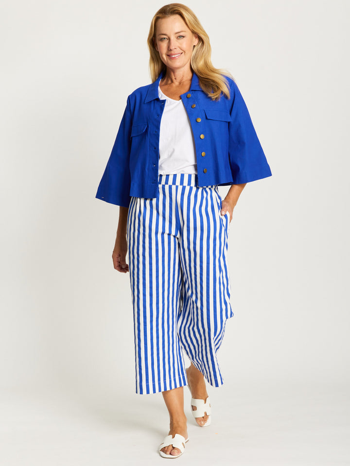 Royalty 3/4 Stripe pant - Royal - 32483
