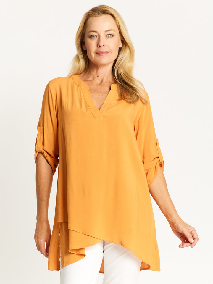 Summer Core Overlay Tunic - Mandarin - 32448