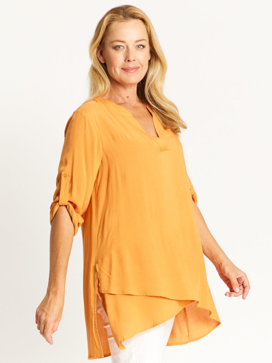 Summer Core Overlay Tunic - Mandarin - 32448
