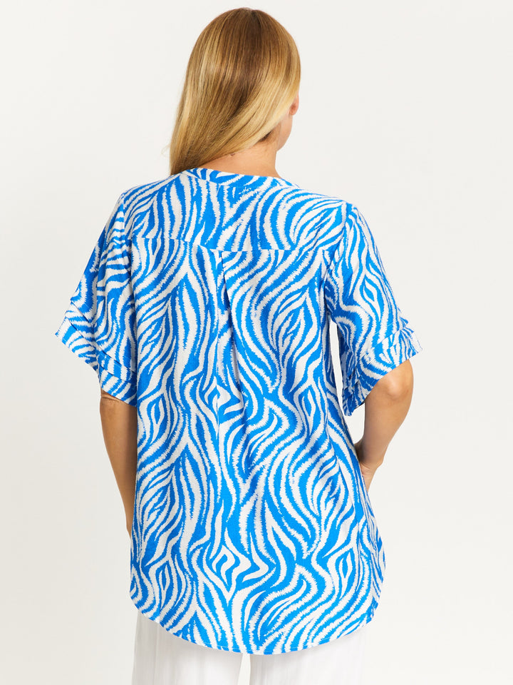 Zebra Mono Top - Electric - 32488
