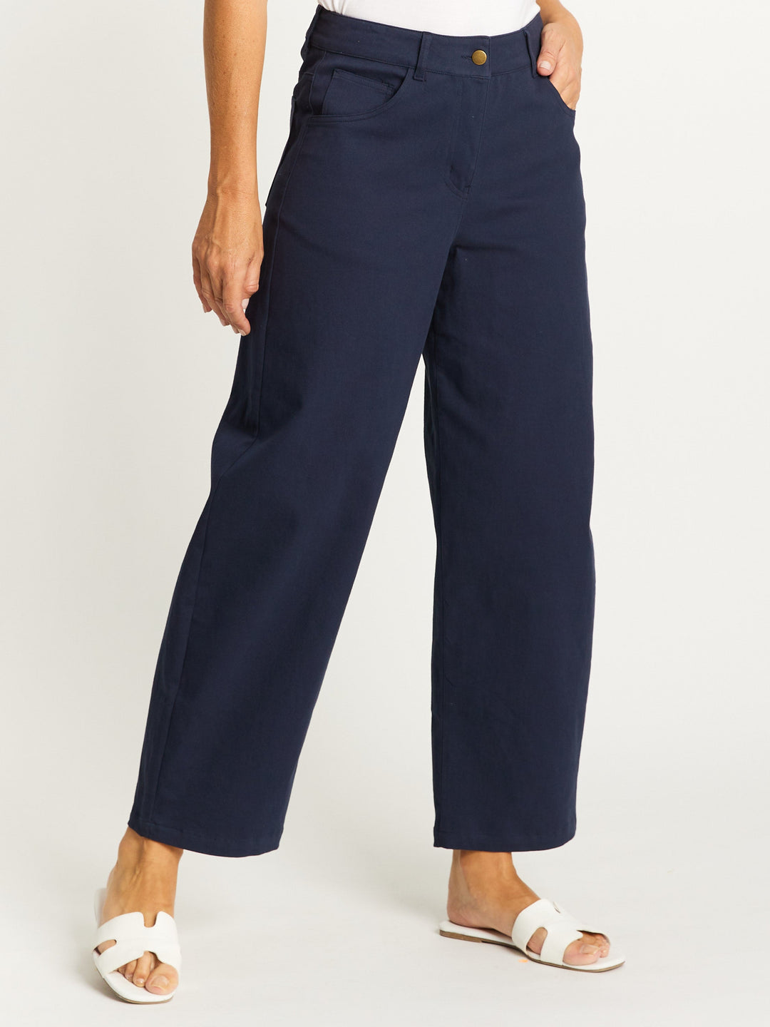 Barrel Pant - Navy - 32491
