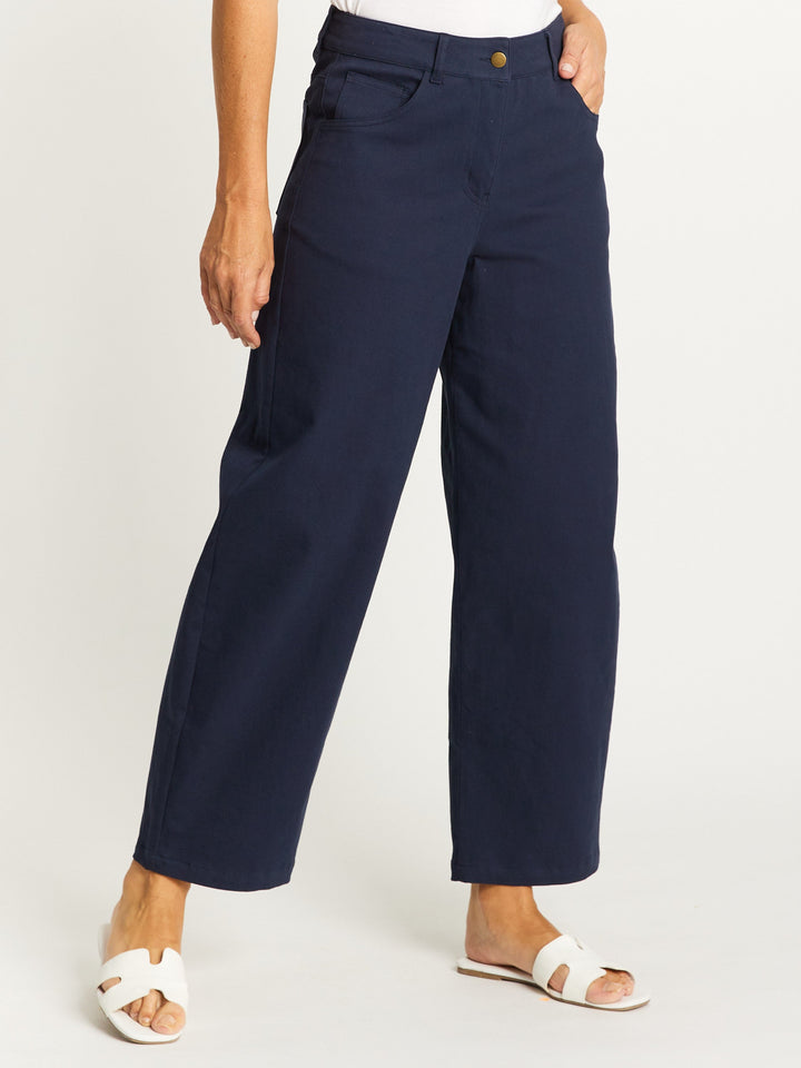 Barrel Pant - Navy - 32491