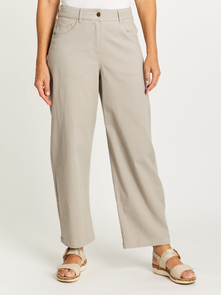 Barrel Pant - Straw - 32491