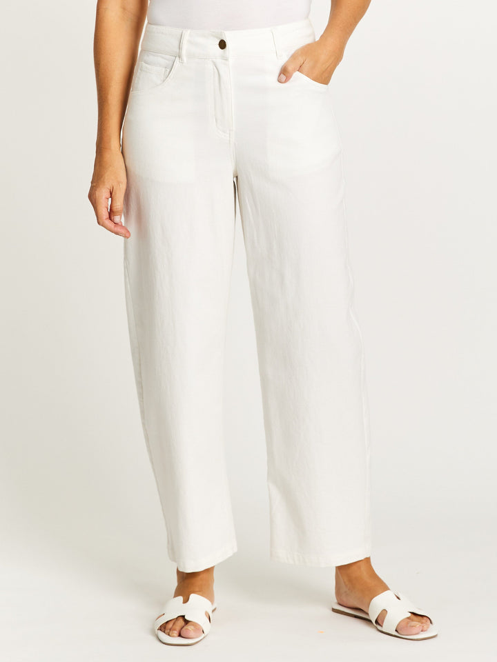 Barrel Pant - White - 32491