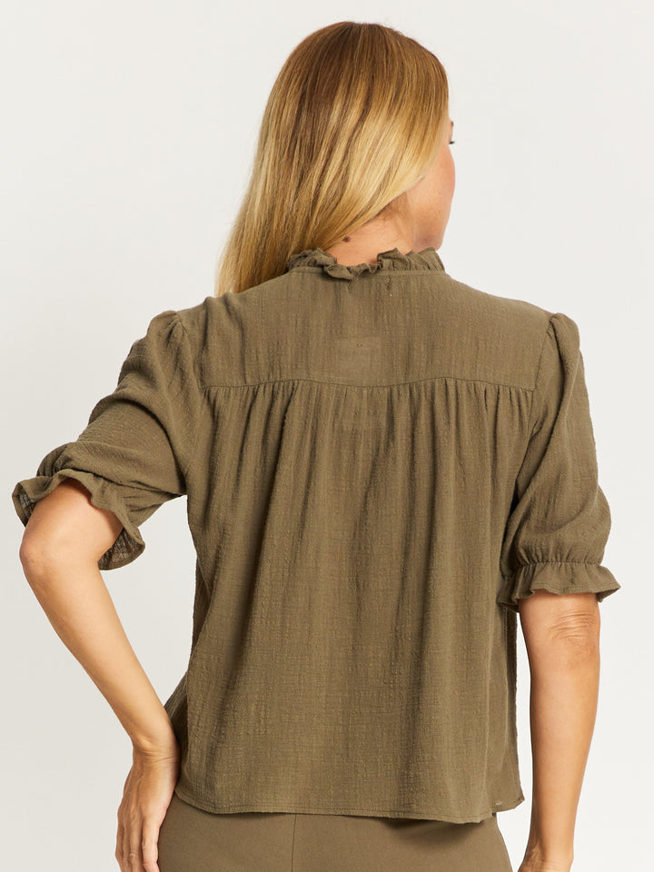 Summer Fun Top- Khaki - 32502